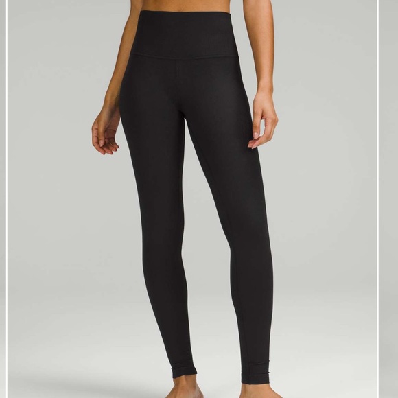lululemon athletica Pants - EUC $118 Lululemon Align Ribbed High-Rise Pant 28" Size 8